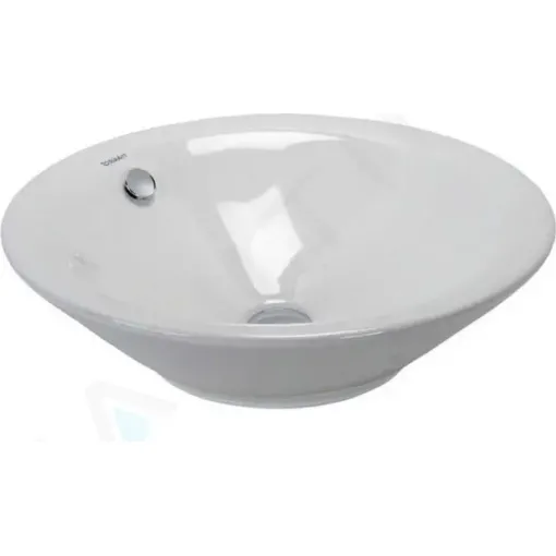 Duravit Umyvadlová mísa, průměr 53 cm, s přepadem, WonderGliss, bílá 04085300001