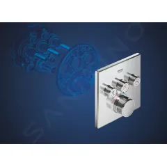 Grohe Termostatická baterie pod omítku, 3 ventily, chrom 29126000