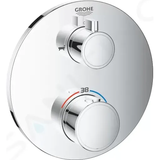 Grohe Termostatická vanová baterie pro 2 spotřebiče, chrom 24077000