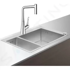 Hansgrohe Set dřezu a baterie C71-F655-04 Select, chrom 43210000