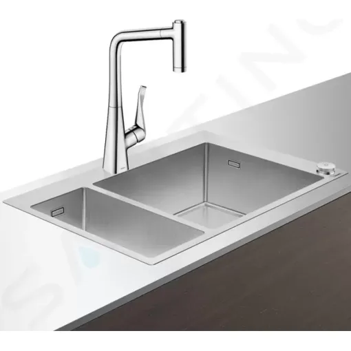Hansgrohe Set dřezu a baterie C71-F655-04 Select, chrom 43210000