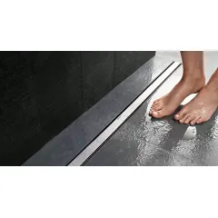 Geberit Nerezový sprchový kanálek 20, 30-130 cm, leštěná/kartáčovaná ocel 154.451.KS.1