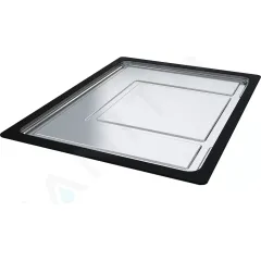 Franke Posuvný odkapový tác, 326x440x22 mm, nerez/černý plast 112.0204.360