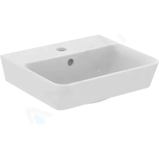 Ideal Standard Umývátko Cube, 40x35x16 cm, s 1 otvorem pro baterii, bílá E030701