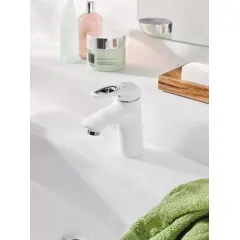 Grohe Páková umyvadlová baterie S, chrom 23707003
