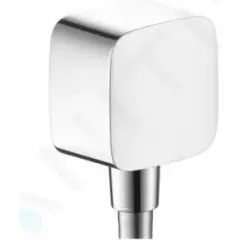 Hansgrohe Připojení hadice Fixfit se zpětným ventilem a kulovým kloubem, chrom 27414000