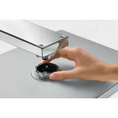 Hansgrohe Hlavová sprcha 460, 3 proudy, Ecosmart 9 l/min, sprchové rameno 46 cm,bílá/chrom 24017400