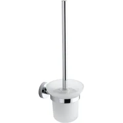 kielle WC štětka nástěnná s držákem, matné sklo/chrom 40502030