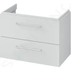 kielle Skříňka pod umyvadlo 79x44x57 cm, 2 zásuvky, šedá 50011802