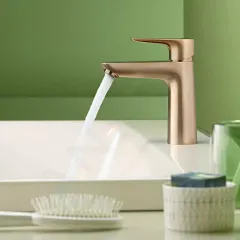 Hansgrohe Umyvadlová baterie s výpustí, kartáčovaný bronz 71710140