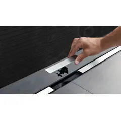 Geberit Nerezový sprchový kanálek 20, 30-130 cm, leštěná/kartáčovaná ocel 154.451.KS.1