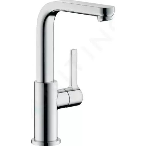 Hansgrohe Umyvadlová baterie s otočným výtokem a výpustí Push-Open, chrom 31161000