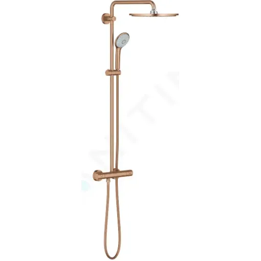 Grohe Sprchový set 310 s termostatem, 3 proudy, kartáčovaný Warm Sunset 26075DL0