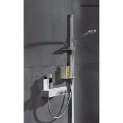 Hansgrohe Sprchová tyč 1500 mm, se sprchovou hadicí, bílá/chrom 27645400
