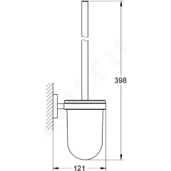 Grohe Souprava na čištění toalety, chrom 40374001