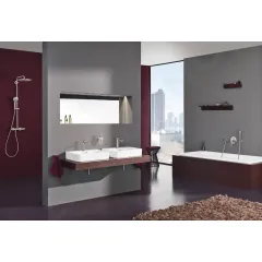 Grohe Sprchový set 310 s termostatem, 3 proudy, supersteel 26075DC0