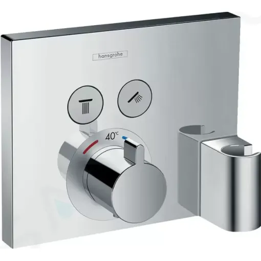 Hansgrohe Termostatická baterie pod omítku, se 2 výstupy, chrom 15765000
