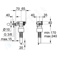 Grohe Napouštěcí ventil 37095000
