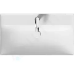 kielle Umyvadlo 81x46 cm, s přepadem, s otvorem pro baterii, bílá 30611800