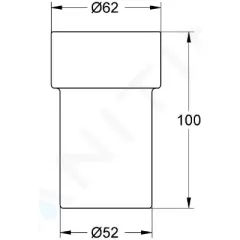 Grohe Sklenička, satin 40254000