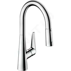 Hansgrohe Dřezová baterie s výsuvnou sprškou, chrom 72813000