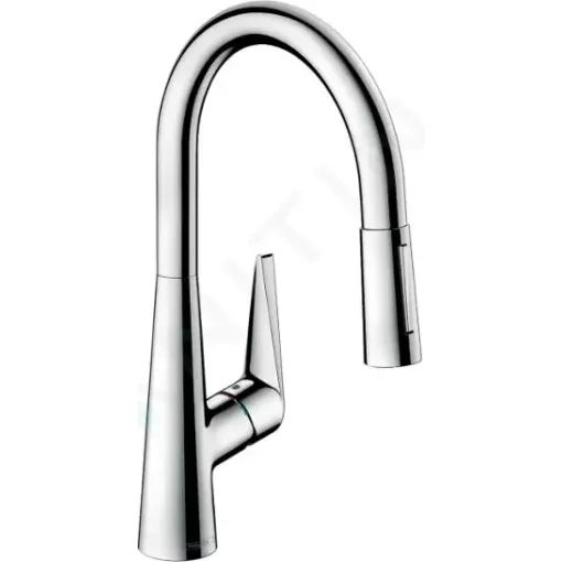 Hansgrohe Dřezová baterie s výsuvnou sprškou, chrom 72813000