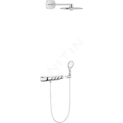 Grohe Sprchový set Duo pod omítku s termostatem, 36 cm, chrom 26443000