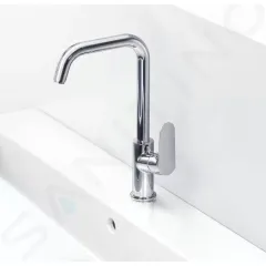 Hansgrohe Umyvadlová baterie s otočným výtokem a výpustí, chrom 31609000