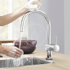 Grohe MintaTouch - Elektronická páková dřezová baterie, chrom 31358001 31358001IIJ1