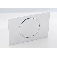 Geberit Ovládací tlačítko splachování, bílá/chrom 115.758.KJ.5