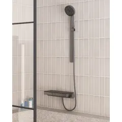 kielle Sprchový set s termostatem, 3 proudy, gun metal 20618023