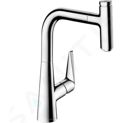 Hansgrohe Dřezová baterie s výsuvnou koncovkou, chrom 72822000