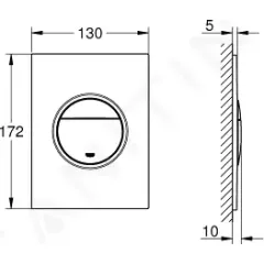 Grohe Ovládací tlačítko, alpská bílá 37601SH0