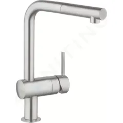 Grohe Dřezová baterie s výsuvnou koncovkou, supersteel 32168DC0