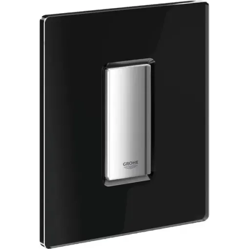 Grohe Ovládací tlačítko, chrom/sklo velvet black, černá 38846KS0