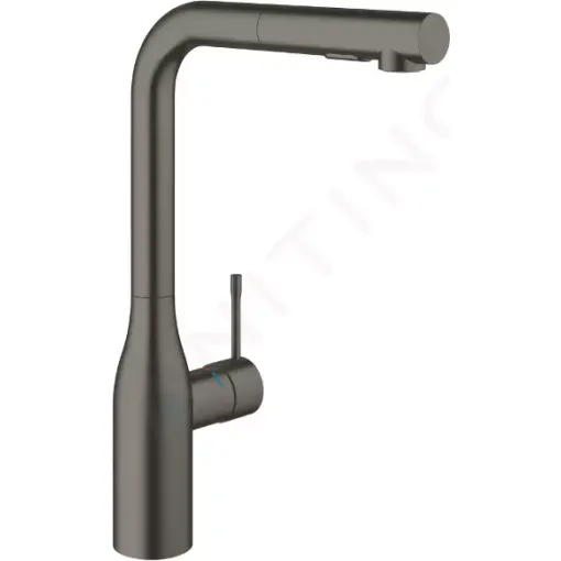 Grohe Dřezová baterie s výsuvnou sprškou, kartáčovaný tmavý grafit 30270AL0