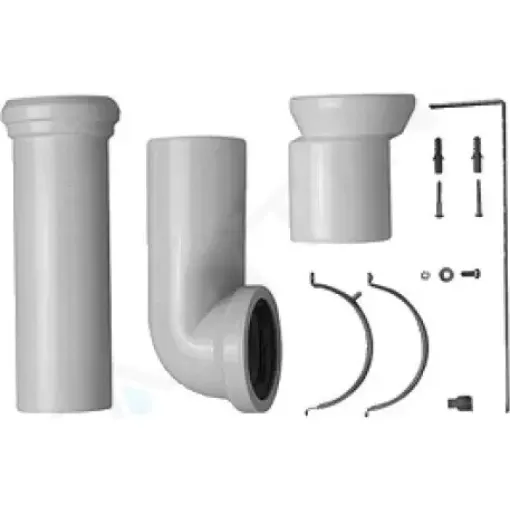 Duravit Vario připojovací sada pro WC, bílá 0014220000