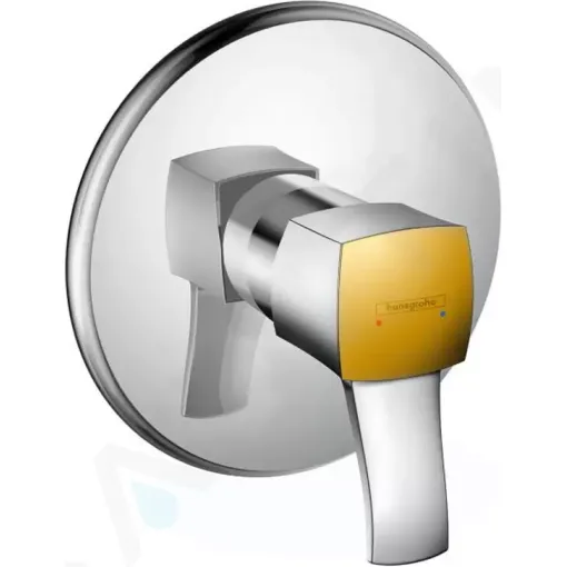 Hansgrohe Páková sprchová baterie pod omítku s páčkovou rukojetí, chrom/vzhled zlata 31365090