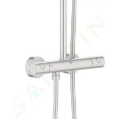 Grohe Sprchový set 310 s termostatem, 3 proudy, supersteel 26075DC0