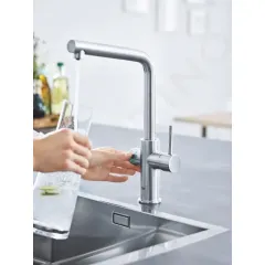 Grohe Dřezová baterie s chladícím zařízením a filtrací, supersteel 31454DC1