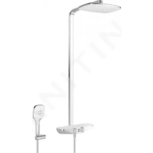 Hansa Sprchový set Wellfit s termostatem, 36x22 cm, bílá/chrom 5865017282
