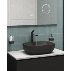 kielle Umyvadlová baterie pro umyvadlovou mísu, matná černá 10127114