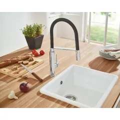 Grohe Dřezová baterie s flexibilním ramenem s přepínačem, chrom 31491000