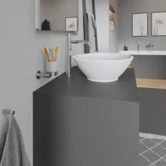Duravit Umyvadlo na desku, průměr 42 cm, s přepadem, bílá 0325420000