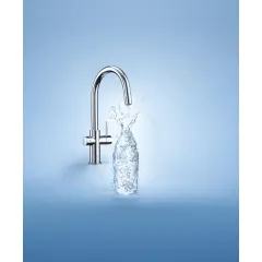 Grohe Dřezová baterie Connected, s chladícím zařízením a filtrací, chrom 31541000