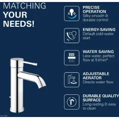 Grohe Páková umyvadlová baterie S, chrom 23591001
