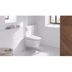 Geberit Ovládací tlačítko splachování, bílá/pozlacená 115.085.KK.1