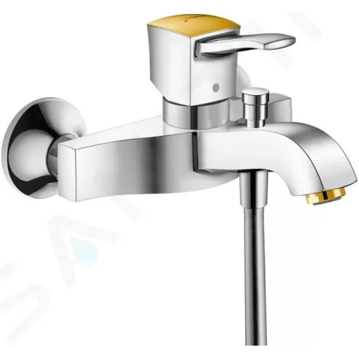 Hansgrohe Páková vanová baterie, chrom/vzhled zlata 31340090