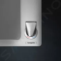 Hansgrohe Set dřezu a baterie C71-F450-06, vzhled nerezu 43201800