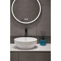 kielle Umyvadlo na desku, průměr 40 cm, šedá 30624402